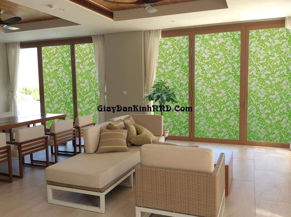 [HCM]Combo 5m decal giấy dán kính Cành Cây Xanh Lá ( khổ 0.6mx5m).