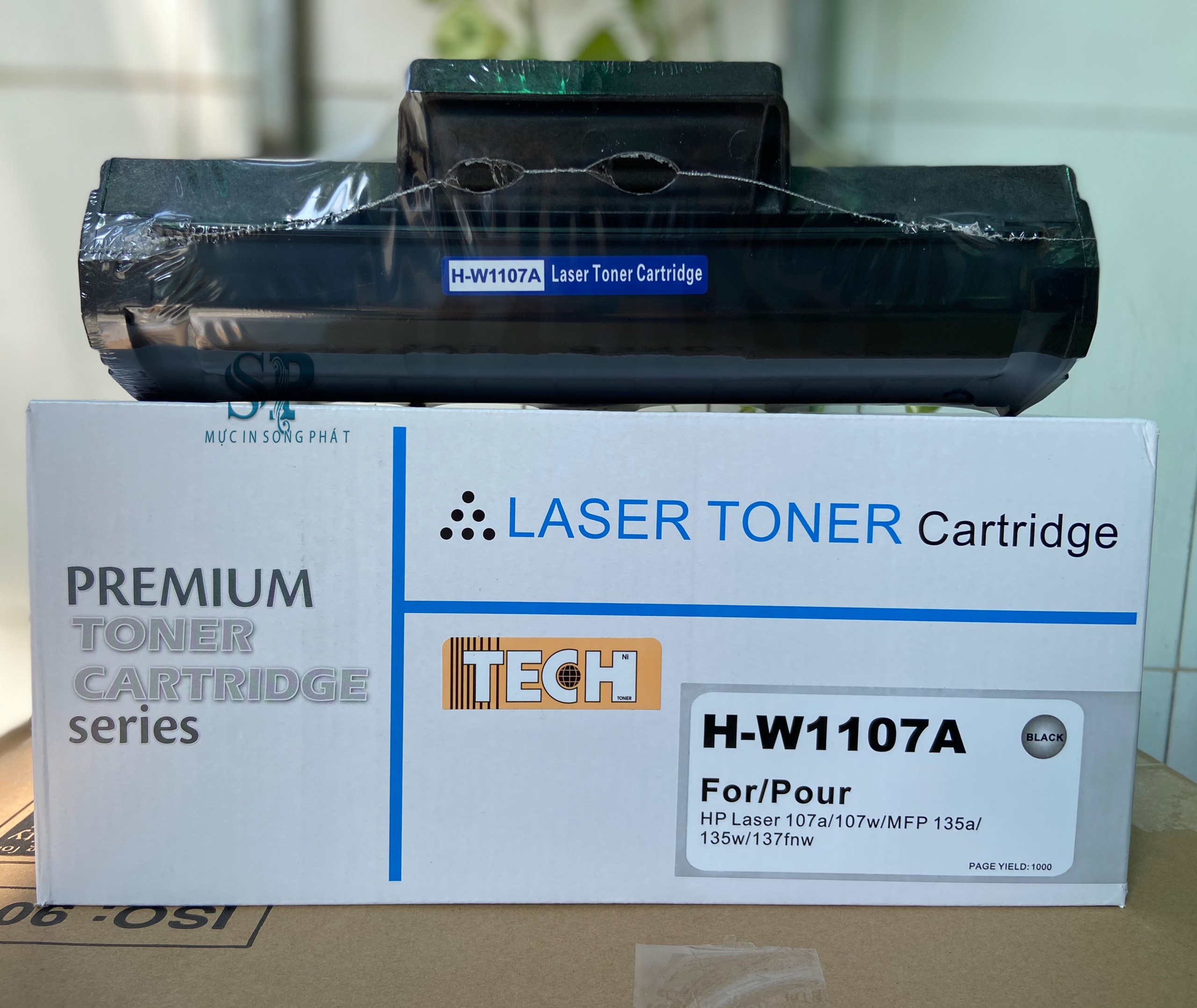 Mực hộp laser HP 107A Black  - Dùng cho Máy in HP 107a/ 107w/ 135a/ 135w