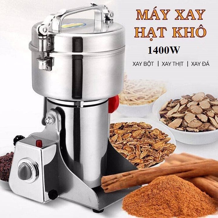 Máy Nghiền, Máy Xay Bột Khô Đa Năng Siêu Mịn