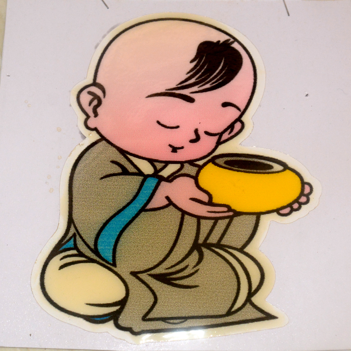 [HCM]Decal Chú tiểu ôm bình dán tường-trang trí