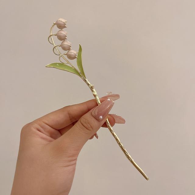 Trâm búi tóc hình hoa lan