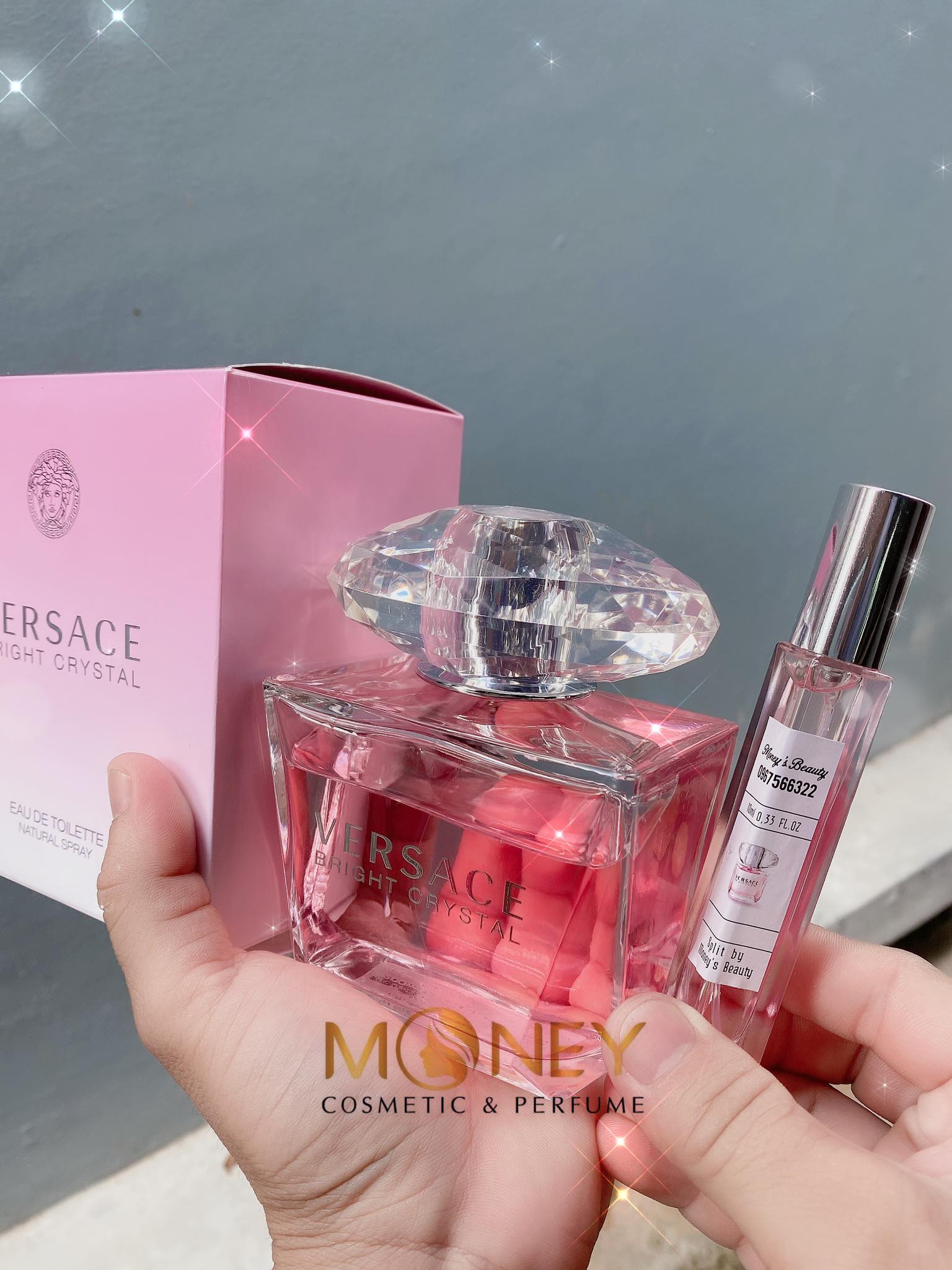 (MẪU THỬ) Nước Hoa Nữ VERSACE Versace Bright Crystal 10ml