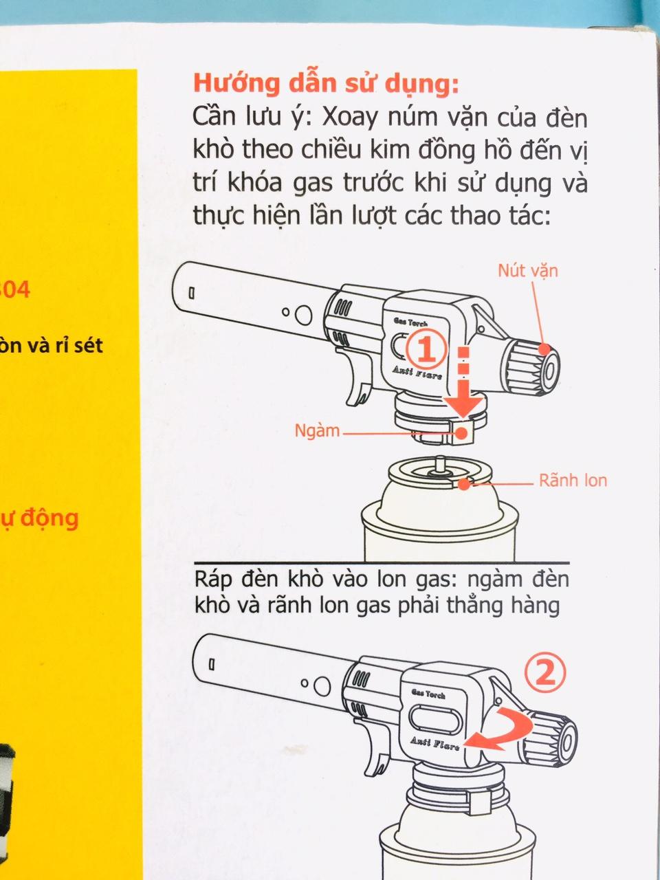 [HCM]Đèn Khò Gas Namilux NA-197