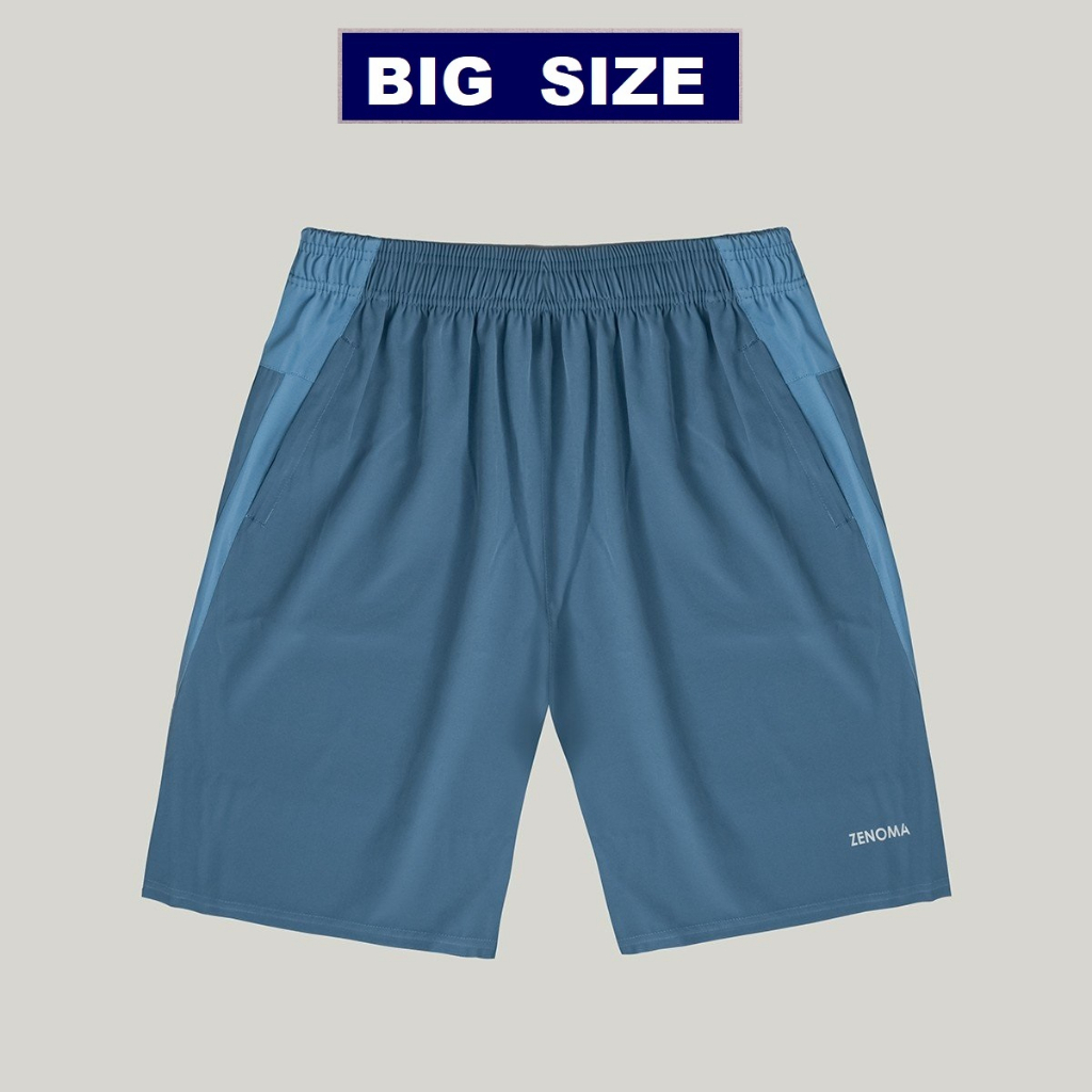 Quần Đùi Nam Big Size, Quần Short Thể Thao Nam Cho Người Béo 75 đến 105kg Vải Co Dãn Thoáng Mát - D064