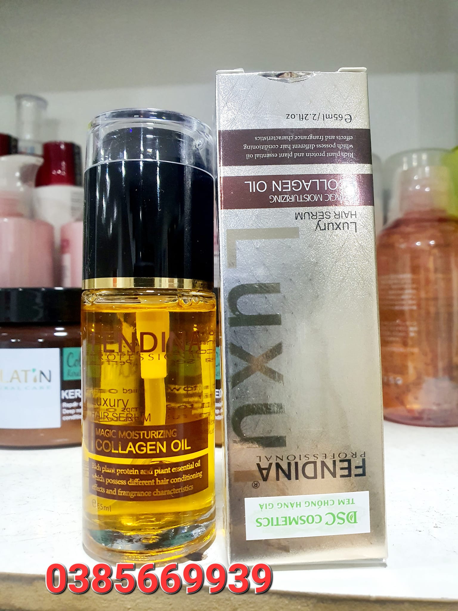 FENDINA LUXURY OIL HAIR REPAIR SUPER SOFT HAIR 65ML