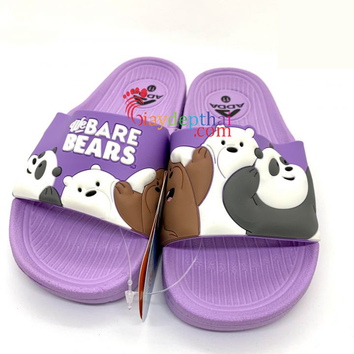 [HCM]Dép cho bé gái quai ngang Gấu Bears Thái Lan Adda 32B61