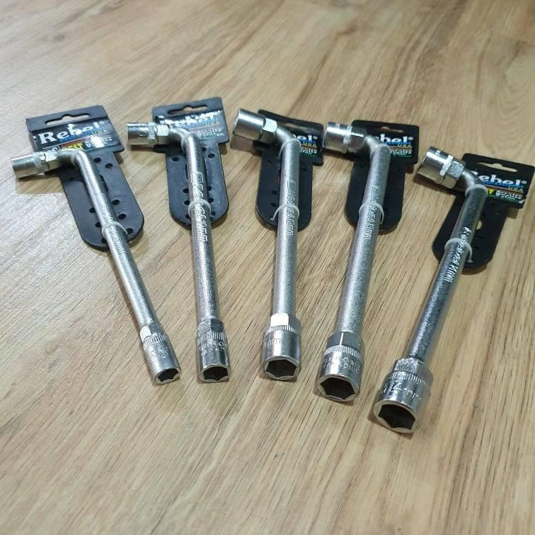 Bộ 5 Cần siết chữ L vặn bu lông 5 cỡ 8-10-12-13-14mm