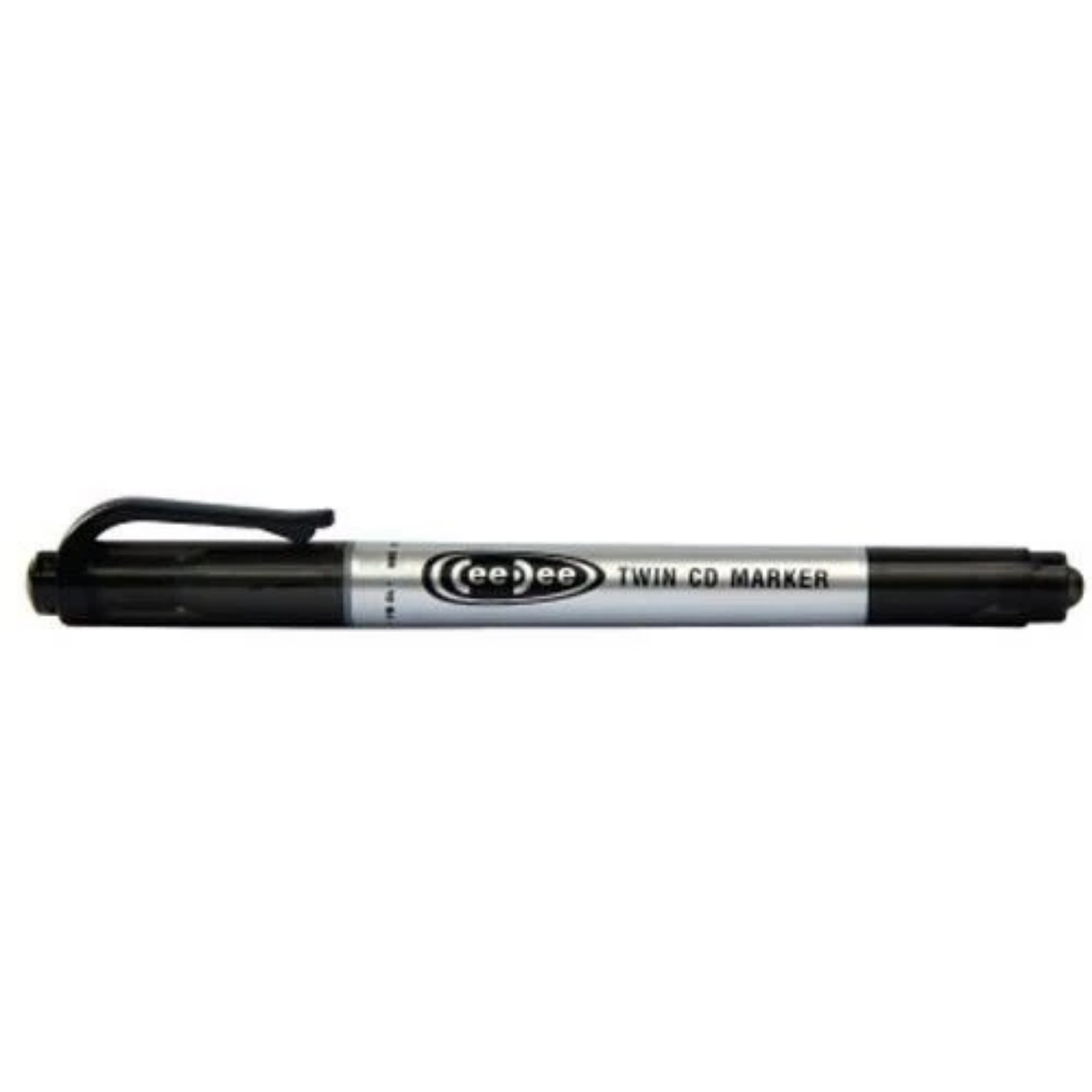 Combo 3 Bút lông dầu 2 đầu Twin CD Marker - Mực đen/xanh/đỏ/tím