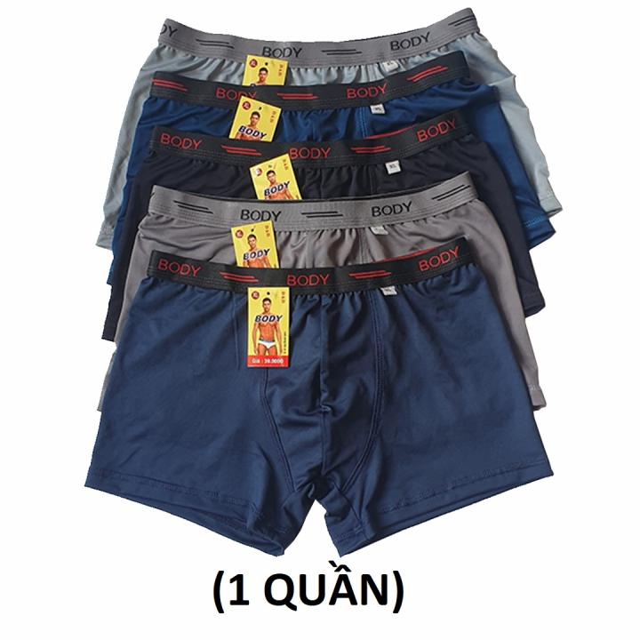 [HCM]Quần sịp đùi (1 QUẦN) Quần Lót Nam lưng thun BODY - Quần boxer nam thun lạnh cao cấp tôn dáng ôm trọn vòng 3 lưng thun mềm mại QL018