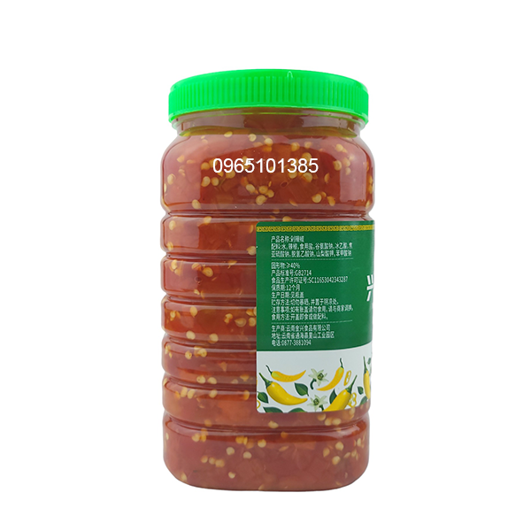 Sốt ớt băm  1,6kg