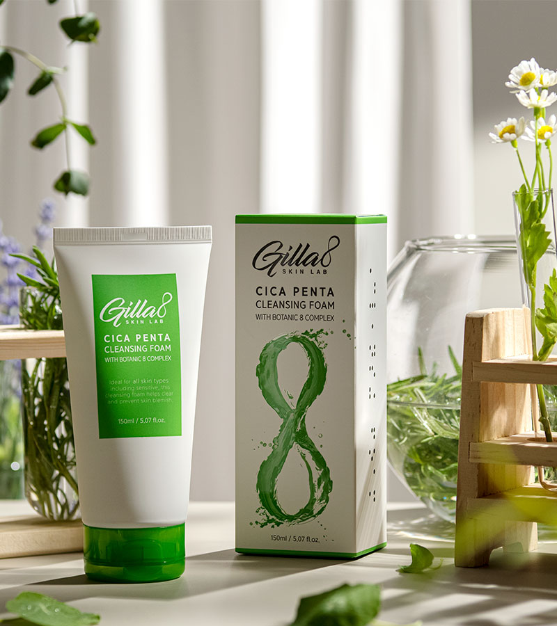 Sữa Rửa Mặt Gilla8 Cica Penta Cleansing Foam