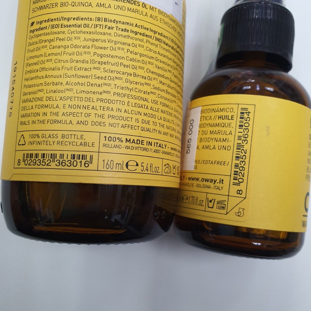 [ Oway Chính Hãng ] Tinh Dầu Phục Hồi Tái Tóc Oway Glossy Nectar 50ml - 160ml