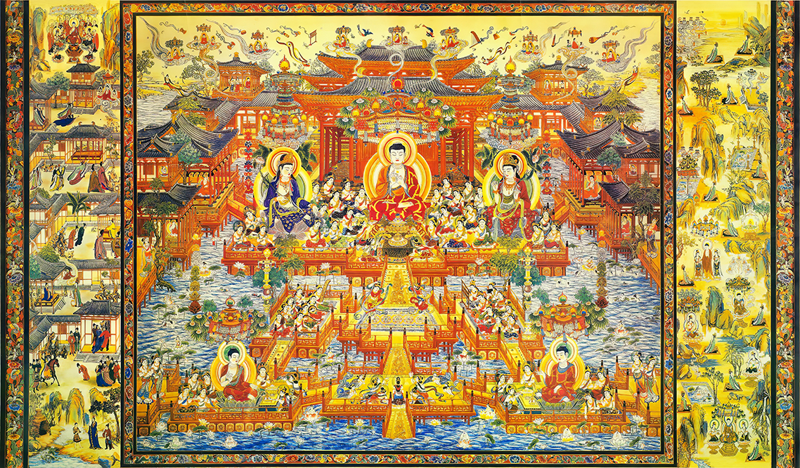 Tranh phật cõi tây phương