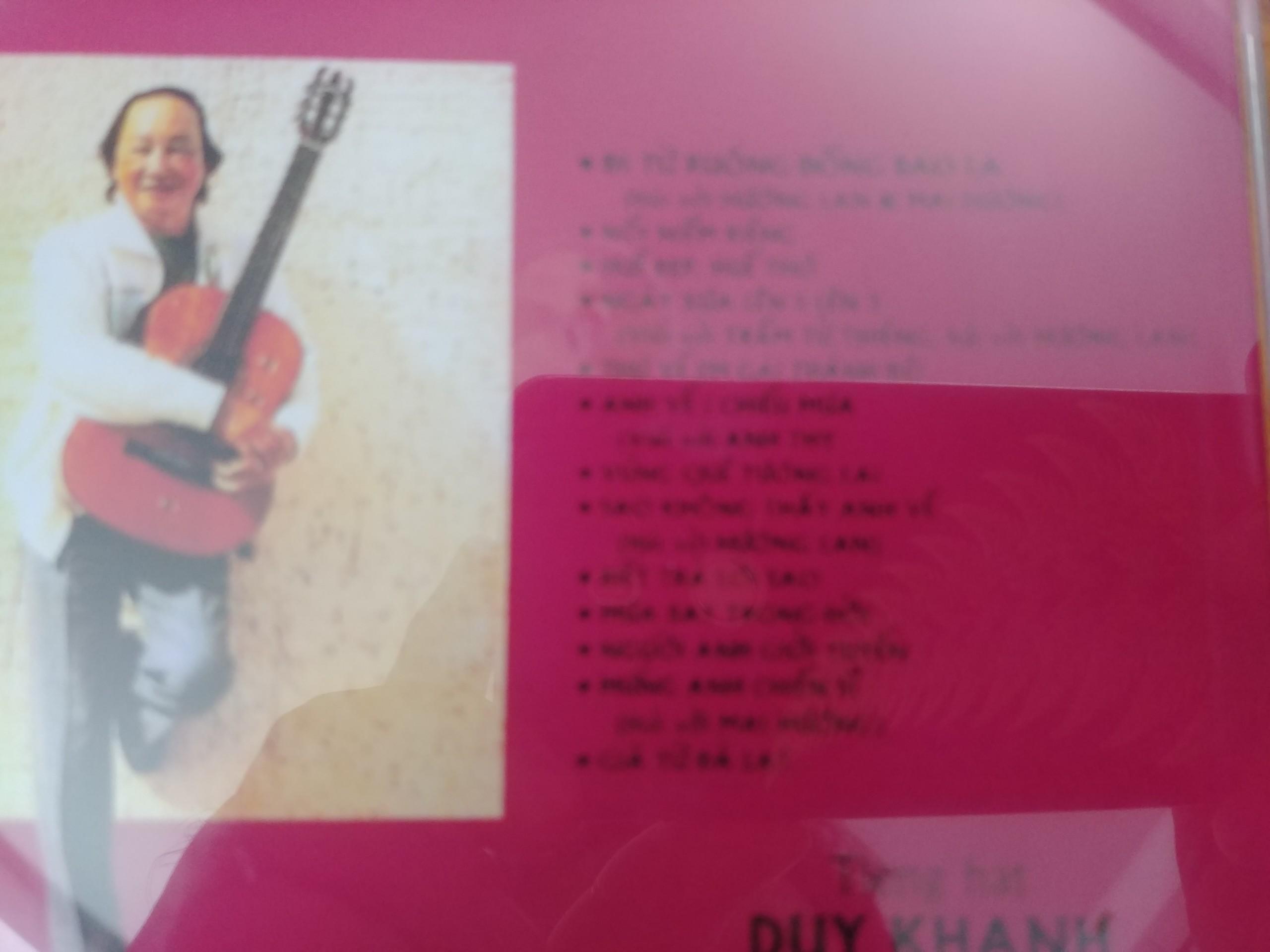[HCM]CD Tác Phẩm và Tiếng Hát - Duy Khánh