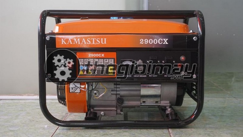 Máy phát điện gia đình, chạy xăng công suất 2KW giá rẻ Kamastsu 2900CX
