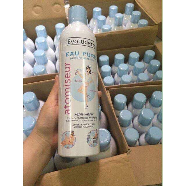Xịt Khoáng Evoluderm Atomiseur Eau Pure Dưỡng Da Cấp Ẩm 150ML