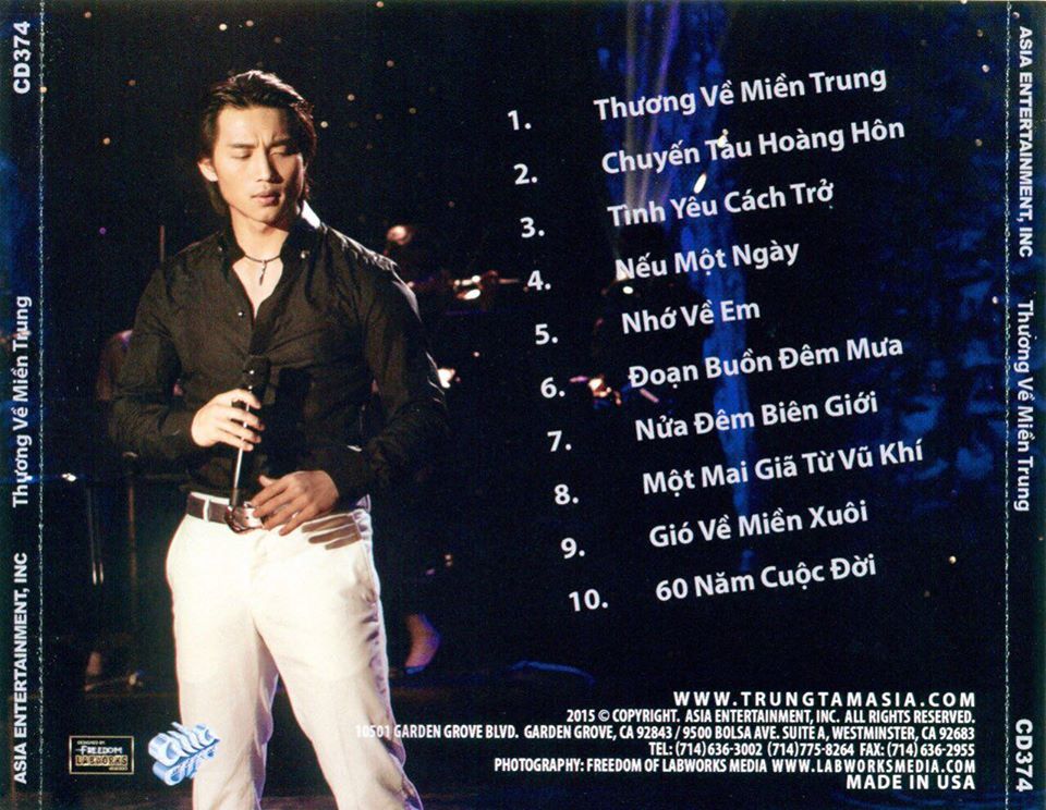 [MDCD] Đĩa CD Đan NGuyên - CD Thương Về Miền Trung
