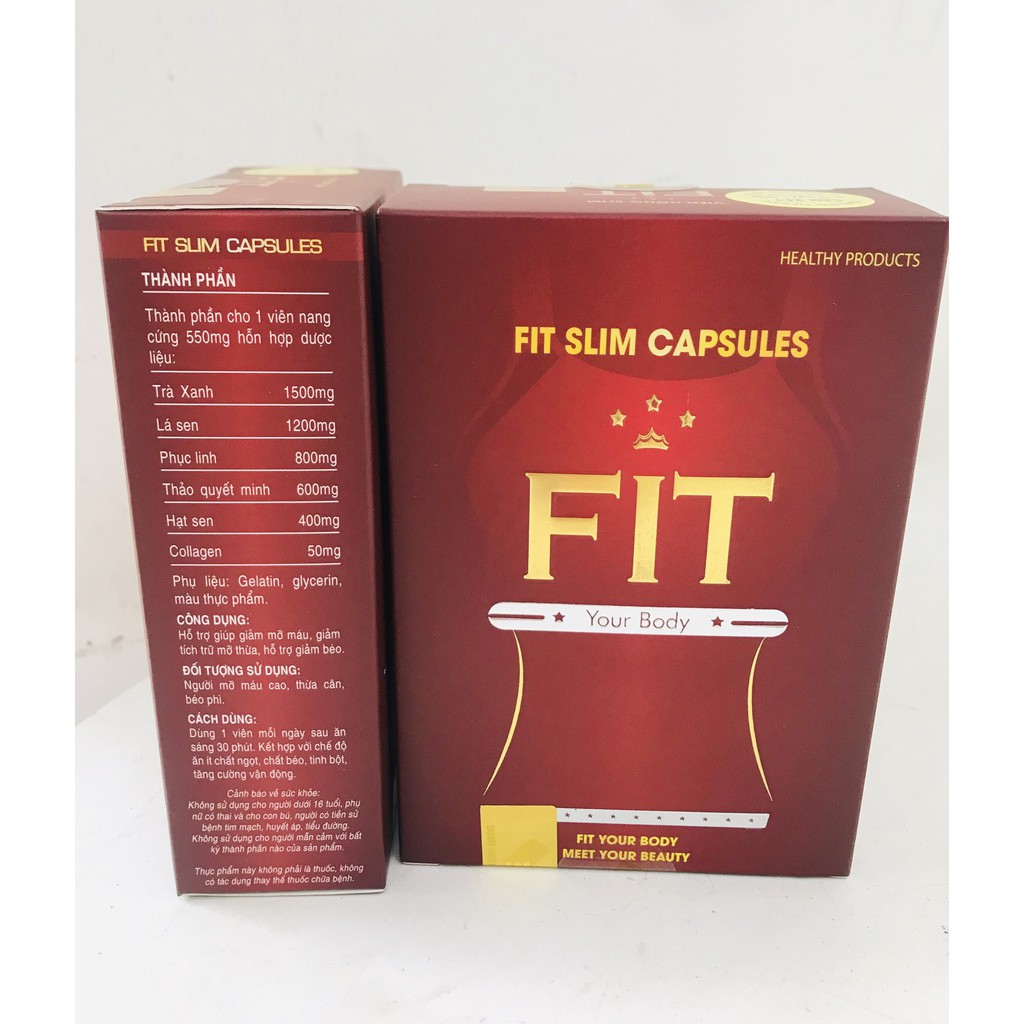 [CHÍNH HÃNG] Viên uống giảm cân FIT SLIM USA ( 30 viên)