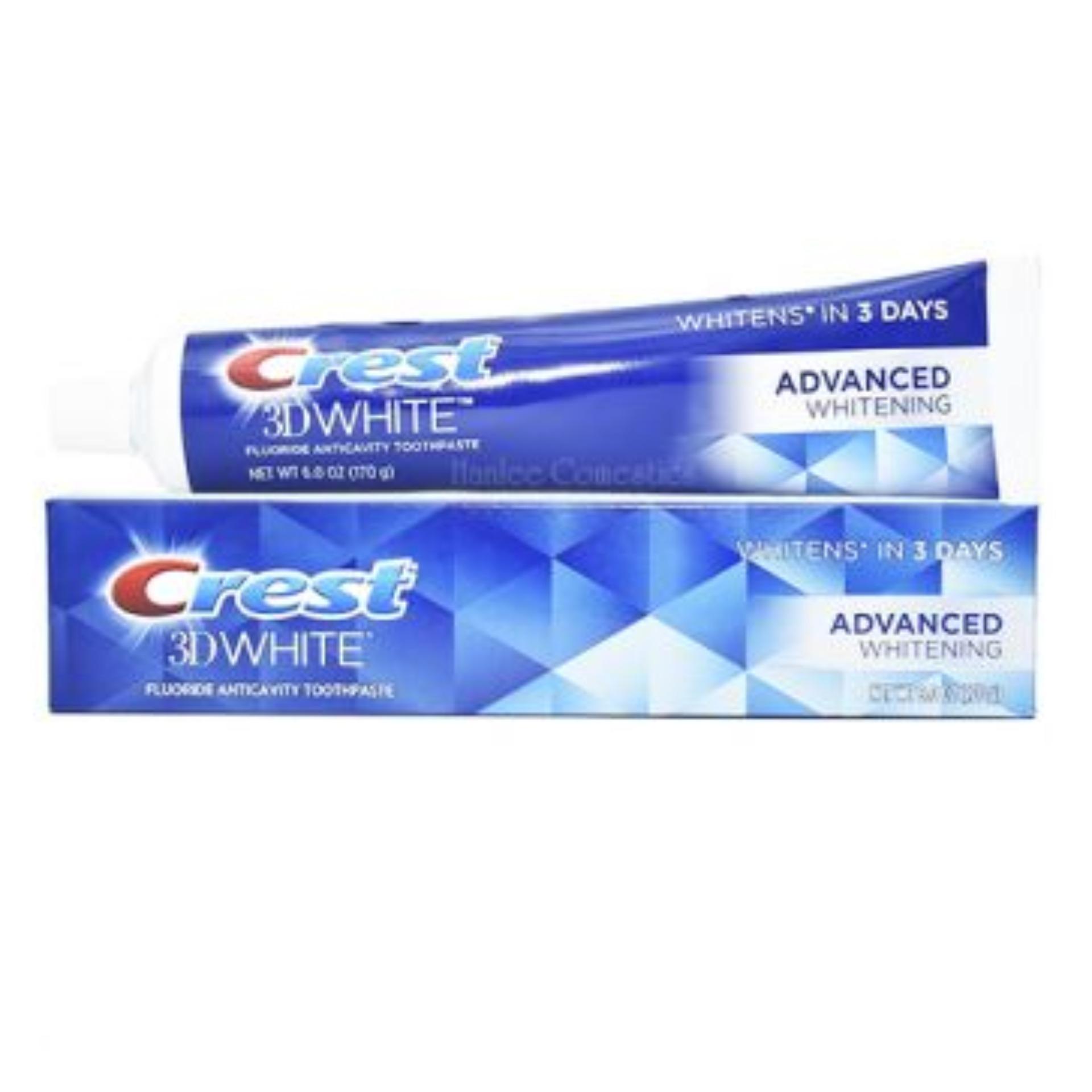 Kem Đánh Răng Siêu Trắng Răng Crest 3D White Advanced Whitening 158g
