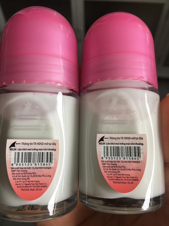 Lăn Khử Mùi Trắng Da RELIK 25ml