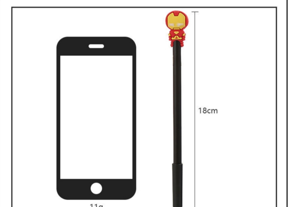 Set 4 bút bi nước siêu anh hùng