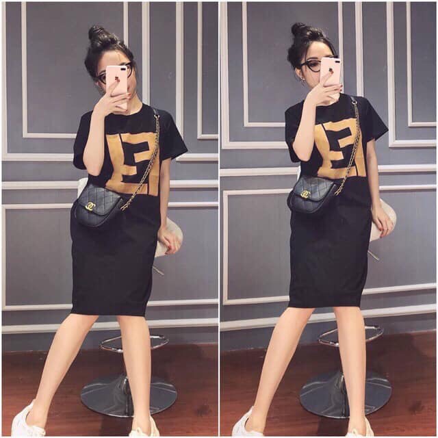 [YenTran] Đầm Nữ Dễ Thương FF Dáng Suông