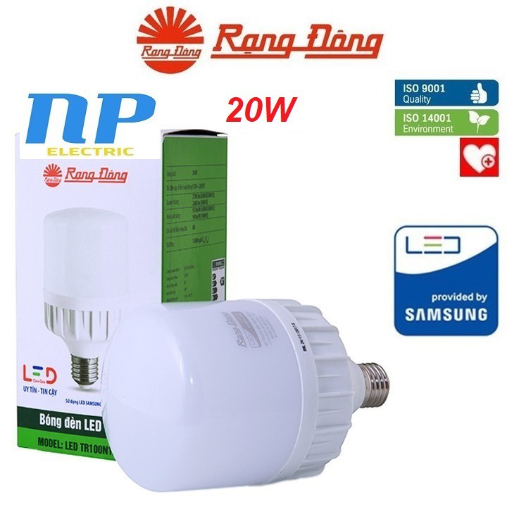 Bóng đèn led bulb trụ rạng đông - 20w