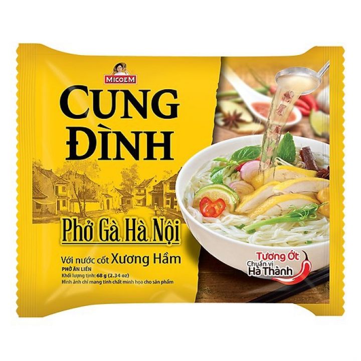 Thùng 30 Gói Phở Gà Cung Đình 68G