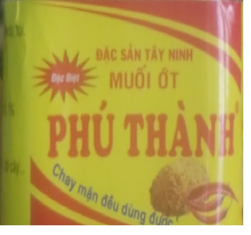 MUỐI ỚT TÂY NINH PHÚ THÀNH 100GR