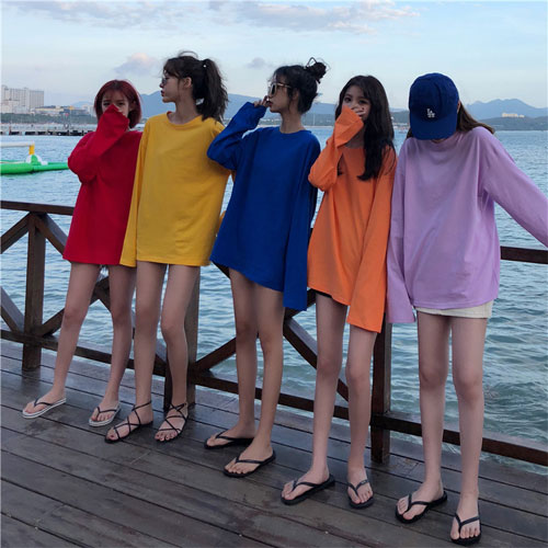 Áo Thun Nữ Tay Dài Unisex