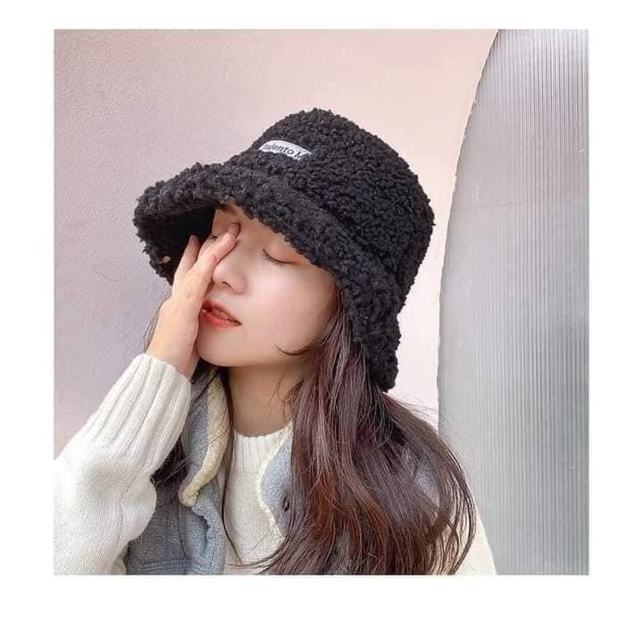 Mũ bucket lông cừu hot hit