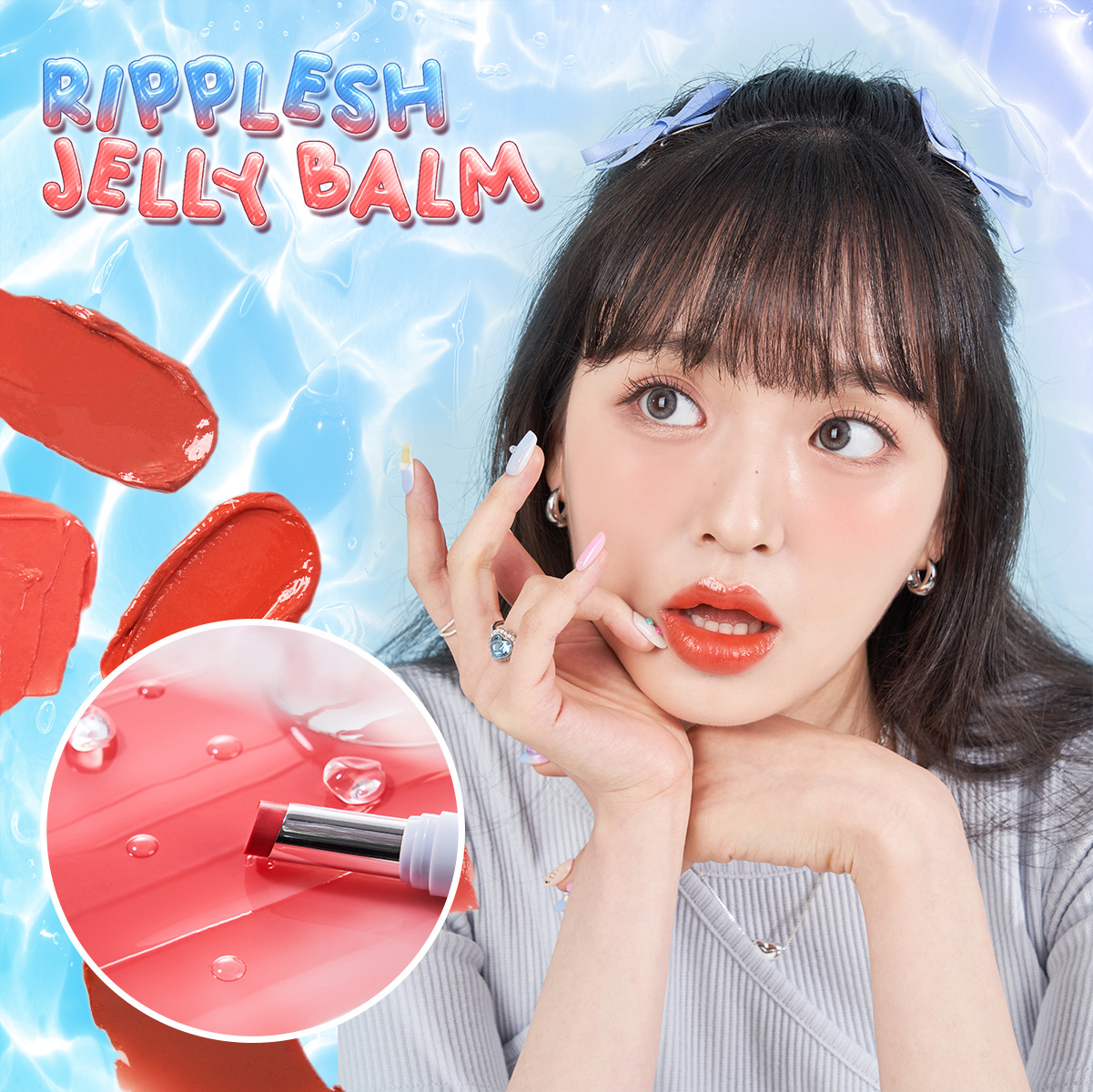 Son dưỡng thuần chay có màu Ripplesh Jelly Balm 20.9g | Lazada.vn