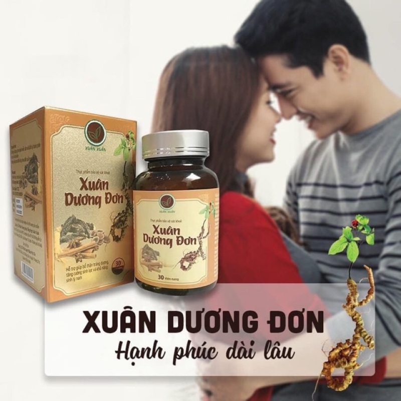 Viên uống bổ thận tráng dương tăng cường sinh lý nam giới Xuân Dương Đơn hộp 30 viên