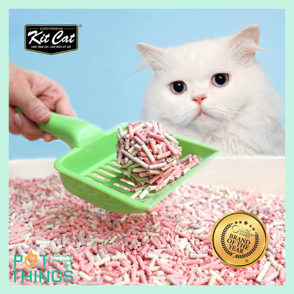 Kit Cat SOYA 7L Cát Vệ Sinh Đậu Nành Vón Cục Cho Mèo