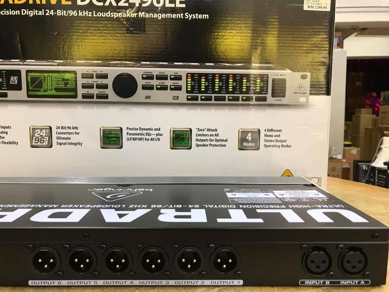 CROSSOVER DIGITAL BEHRINGER DCX2496LE