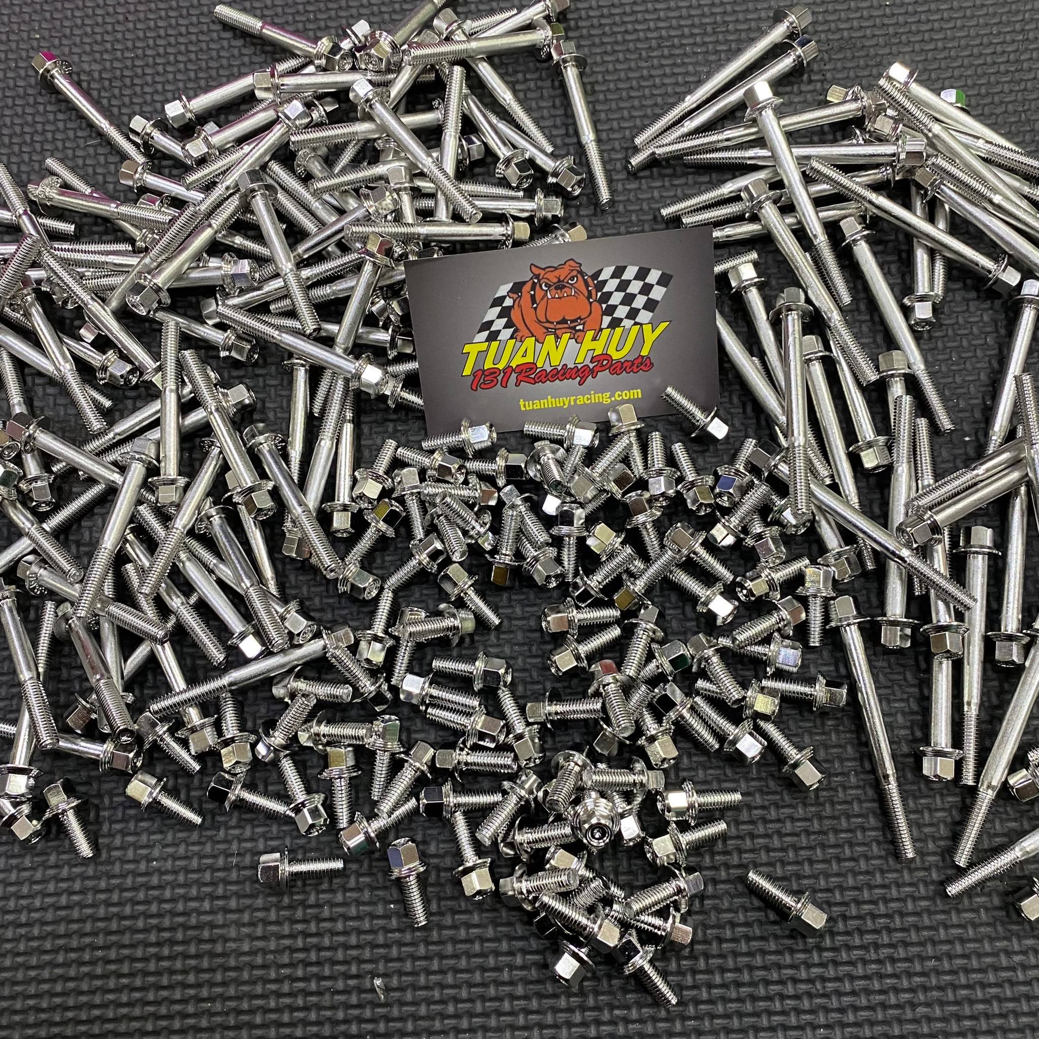 [TRỤ THÁI V2] Ốc 6li10-6li90 Trụ V2 Thái Vòng Salaya bắt lốc máy lóc nồi Inox 304