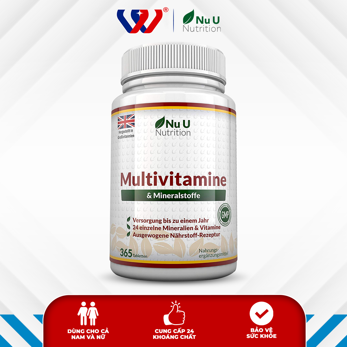 Nu U Nutrition Multi Vitamin 365 Viên
