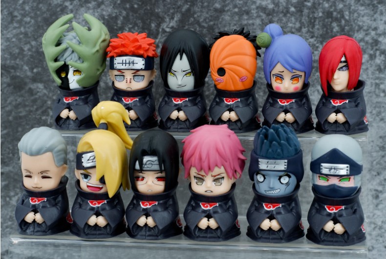 Tượng Akatsuki chibi - Naruto - combo 6 tượng
