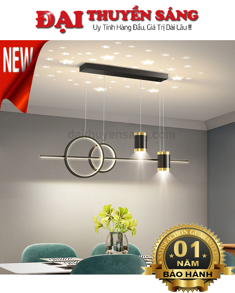 Đèn Led thả trần trang trí cao cấp 3 chế độ T1193