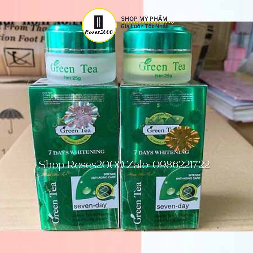 Kem Nám Trà Xanh Green Tea