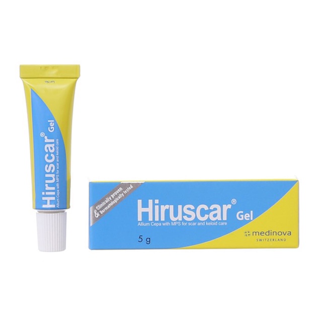 Gel bôi sẹo hiruscar 5g