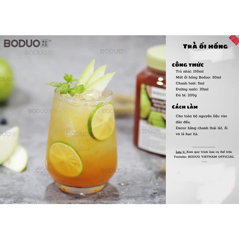 Sốt / MỨT ổi hồng BODUO - hộp 1kg