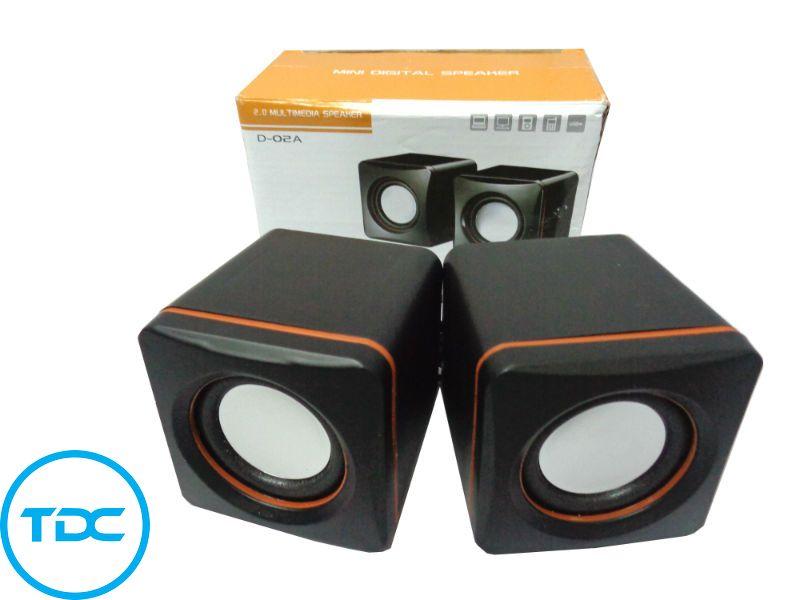 Bộ loa Mini Timedia Speaker D-02A. Màu đen