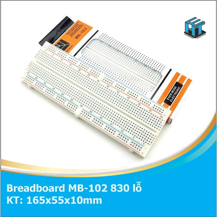 Breadboard Test board MB-102 830 Lỗ kích thước 165x55x10 mm