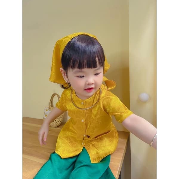 Set bộ bà ba bé gái