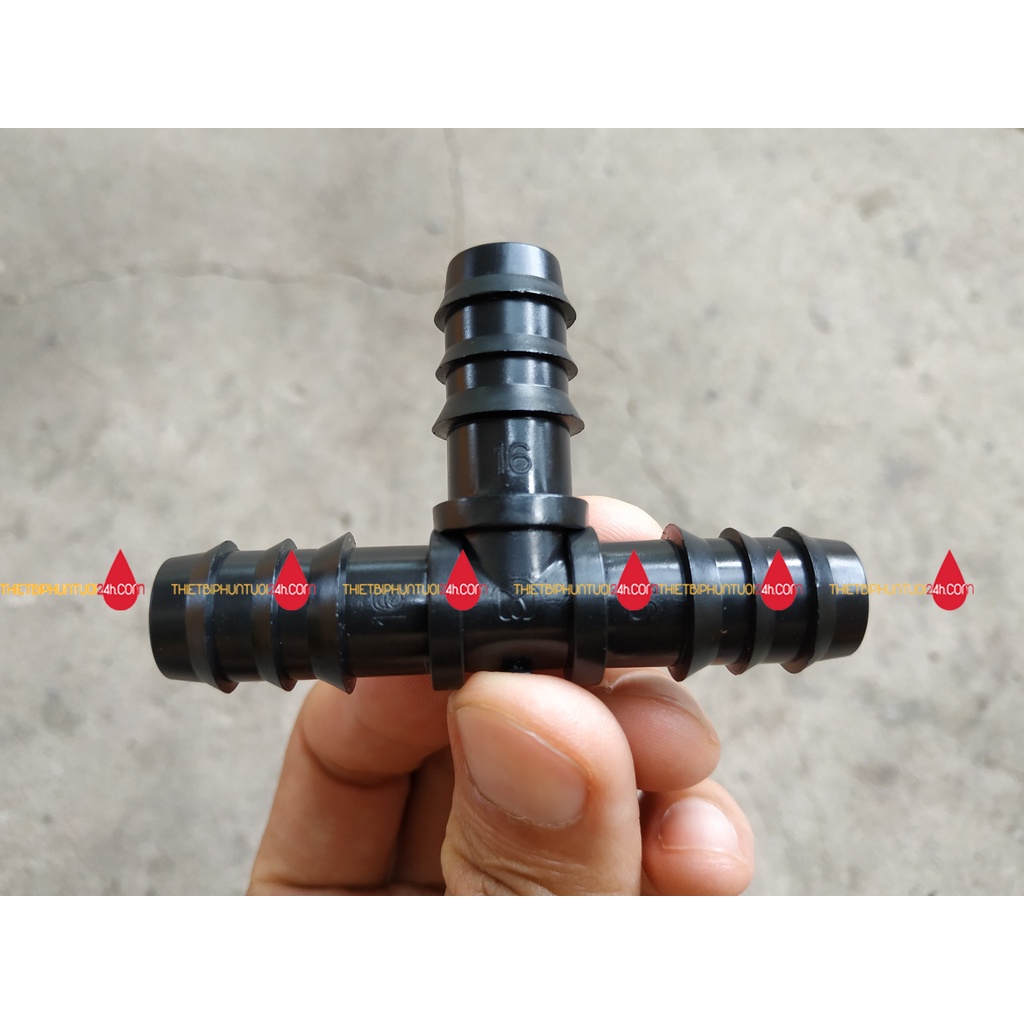 16mm lpde pipe y lock tee valve for 16mm LDPE irrigation system