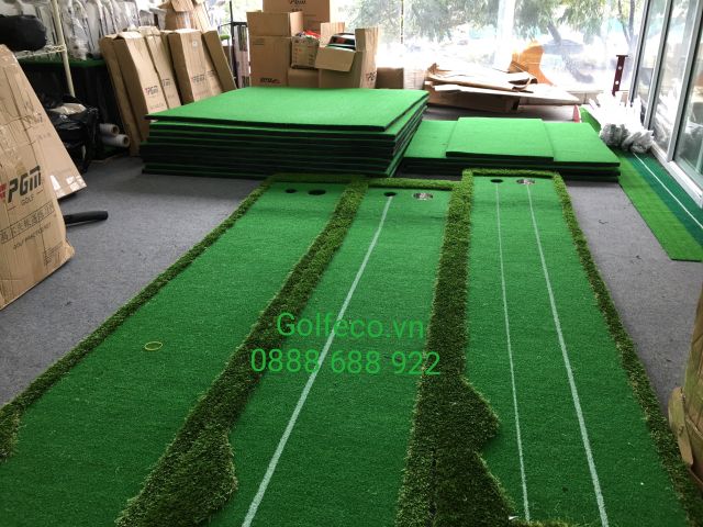 THẢM TẬP GOLF SWING 1,2x1,2m- ẢNH THẬT (TẶNG KÈM 1 TEE CAO SU)