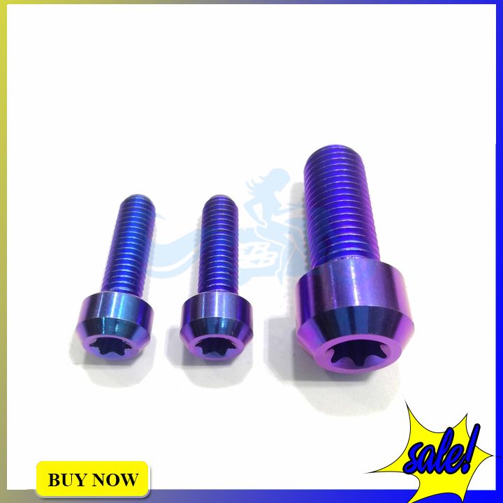 Combo 1 Ốc 10li25 (Ren thuận), 2 ốc 6li20 đầu trụ bắt kính rizoma