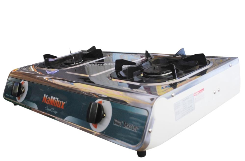 BẾP GAS ĐÔI NAMILUX NA-703 ASM ( KT: 71x40x15mm )