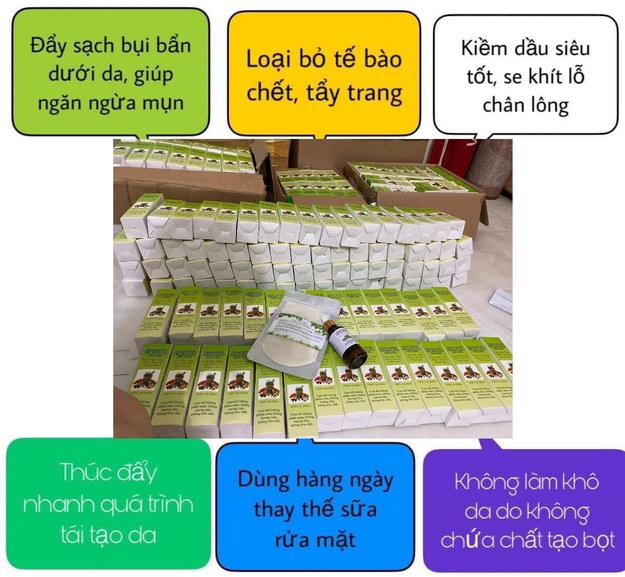 Bột rửa mặt thảo dược